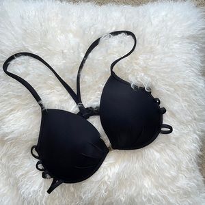 🌻VS • Black Strappy Bathing Suit Top🌻